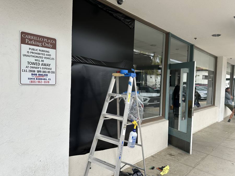 Commercial storefront window tinting