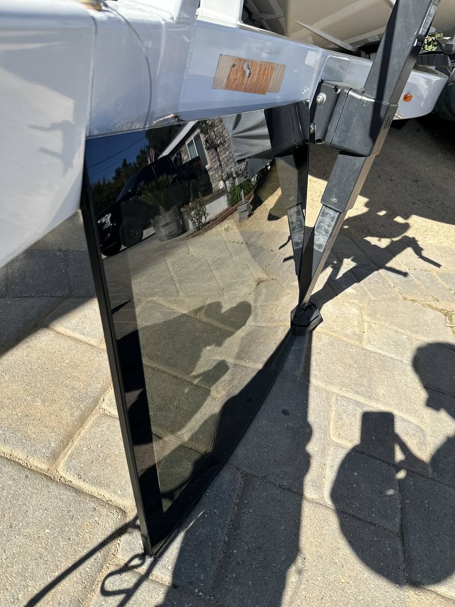 Tinted marine glass panel