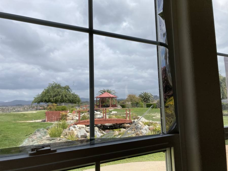 Crystal clear view through tinted home window